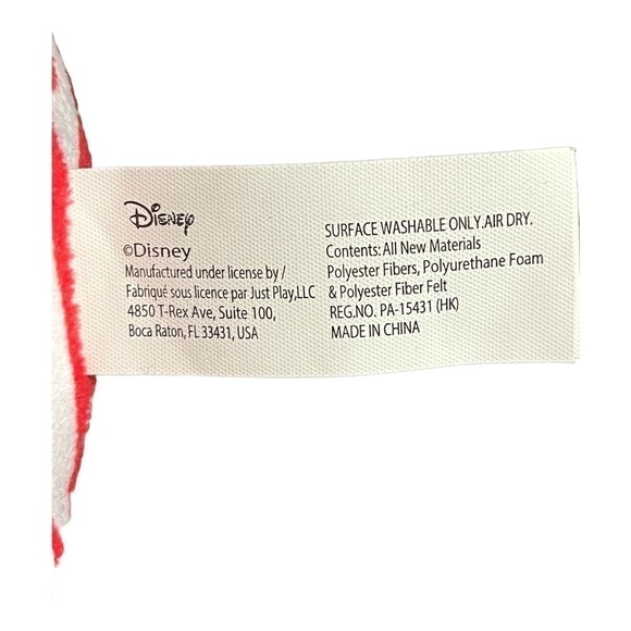 STITCH patriotic plush star headband red/white stripe shorts 11” - Picture 5 of 7